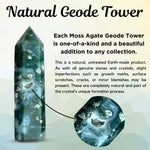 Moss Agate Crystal Tower (2" to 3" inch)  