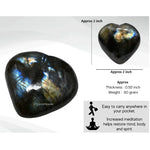 Labradorite Heart