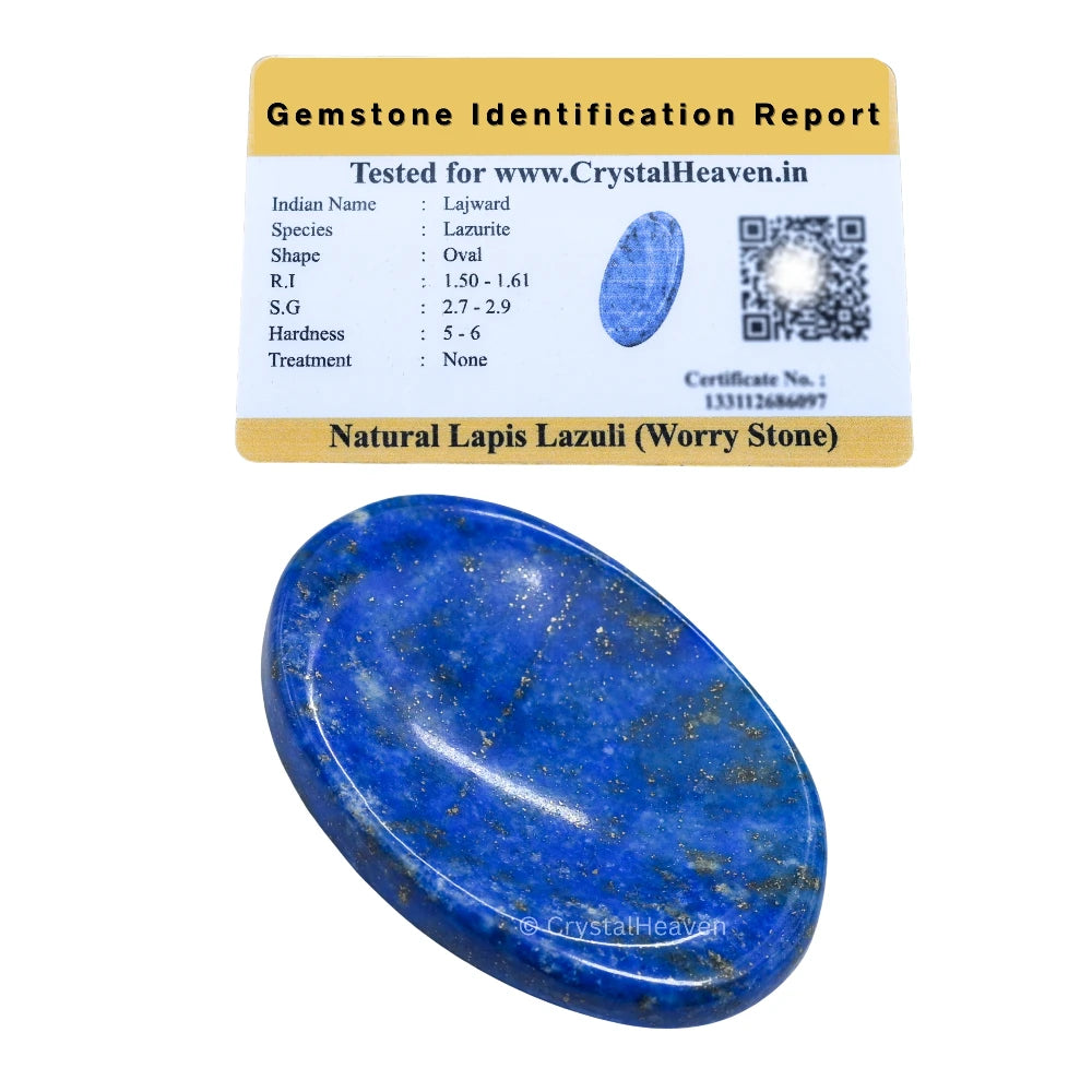 Lapis Lazuli Worry Stone