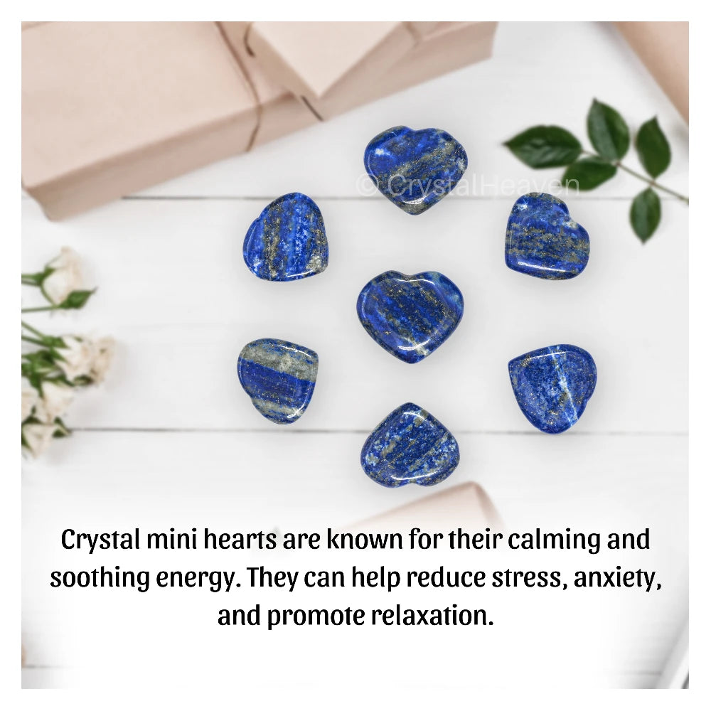 Lapis Lazuli Mini Heart (Pack of 2)
