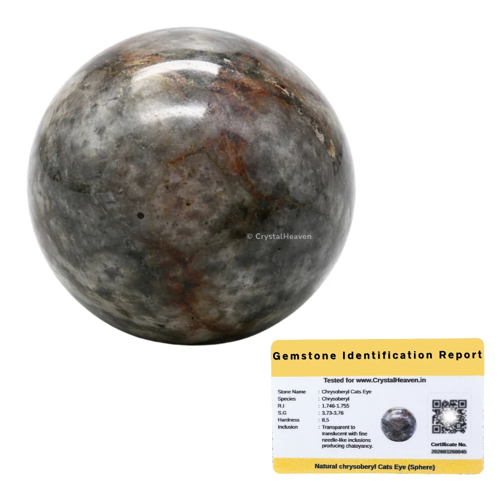 Chrysoberyl Cats Eye Sphere (2 Inch)