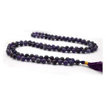 Amethyst Japa Mala (Hand Knotted)