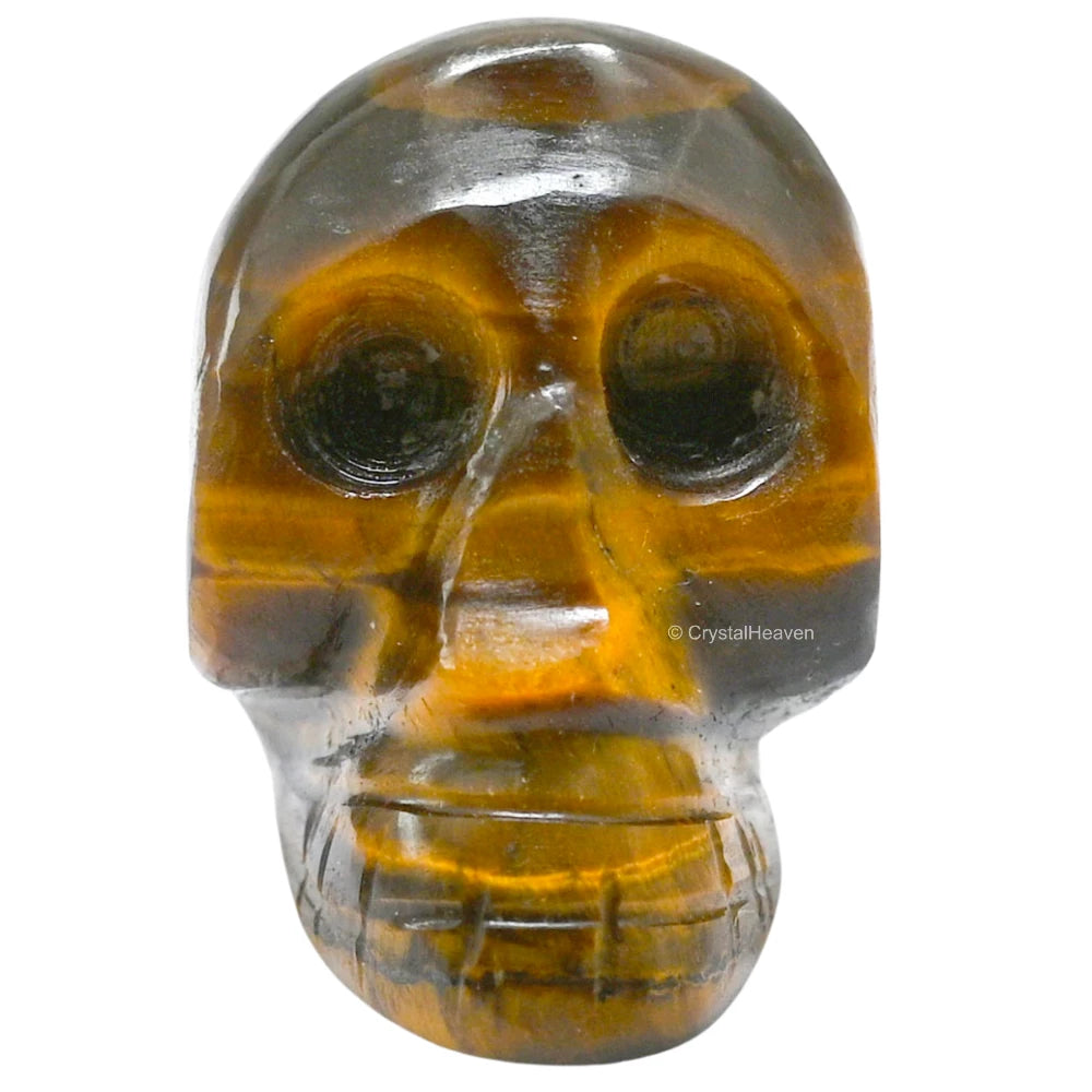 Tiger Eye Skull