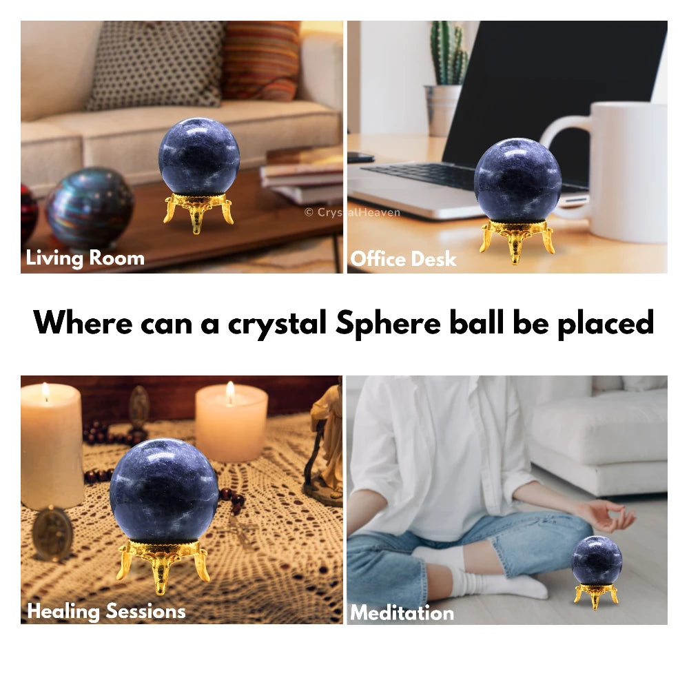 Iolite Sphere (2 Inch)