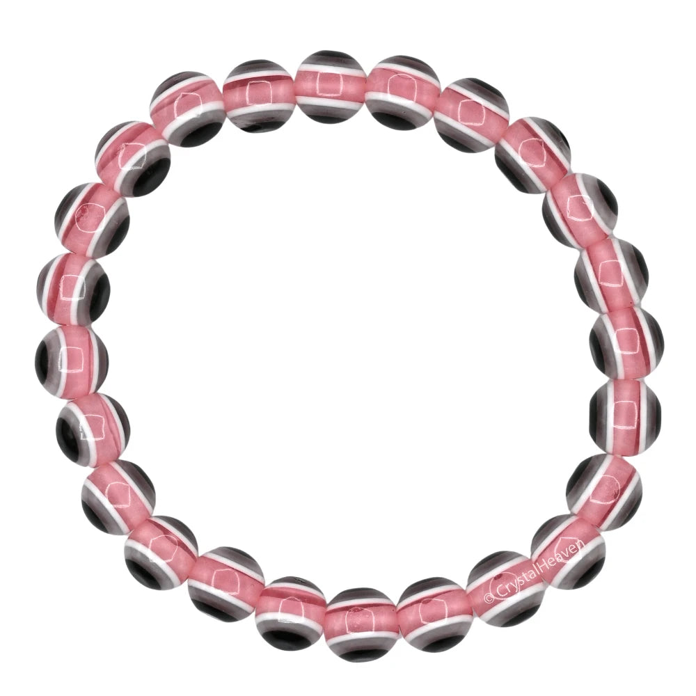 Pink Evil Eye Bracelet