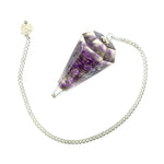 Amethyst Crystal Orgone Pendulum