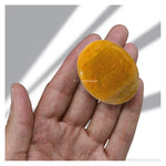 Yellow Jasper Palm Stone