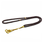 Garnet Crystal Tasbih (Gold)