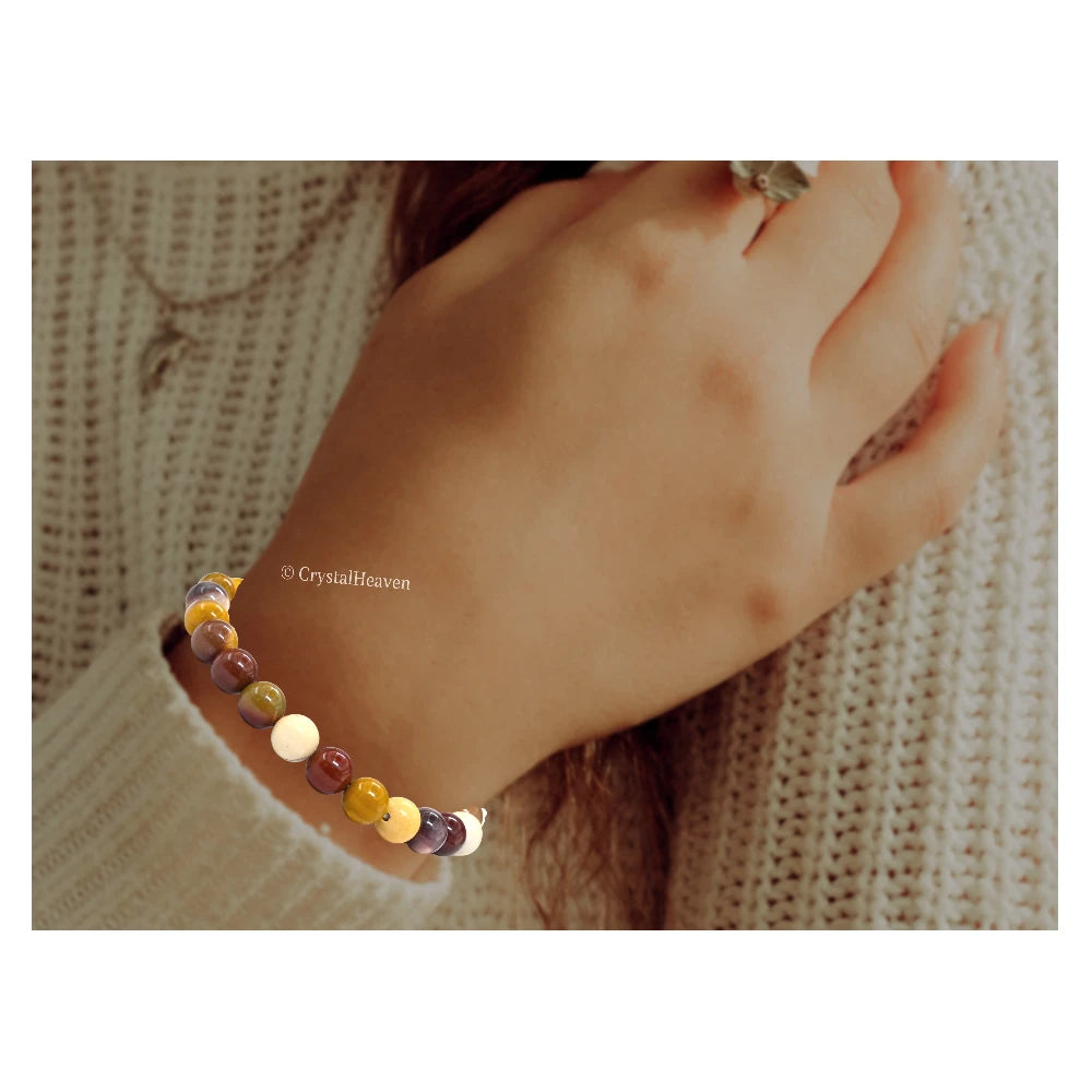 Mookaite Jasper Bracelet (Elastic)