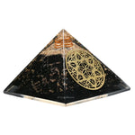 Black Tourmaline Orgone Pyramid (Star Of David)