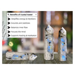 Rainbow Moonstone Crystal Tower (3" to 4" inch)