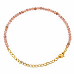 Golden Moonstone Bracelets - 2mm Faceted Beads (Gold)