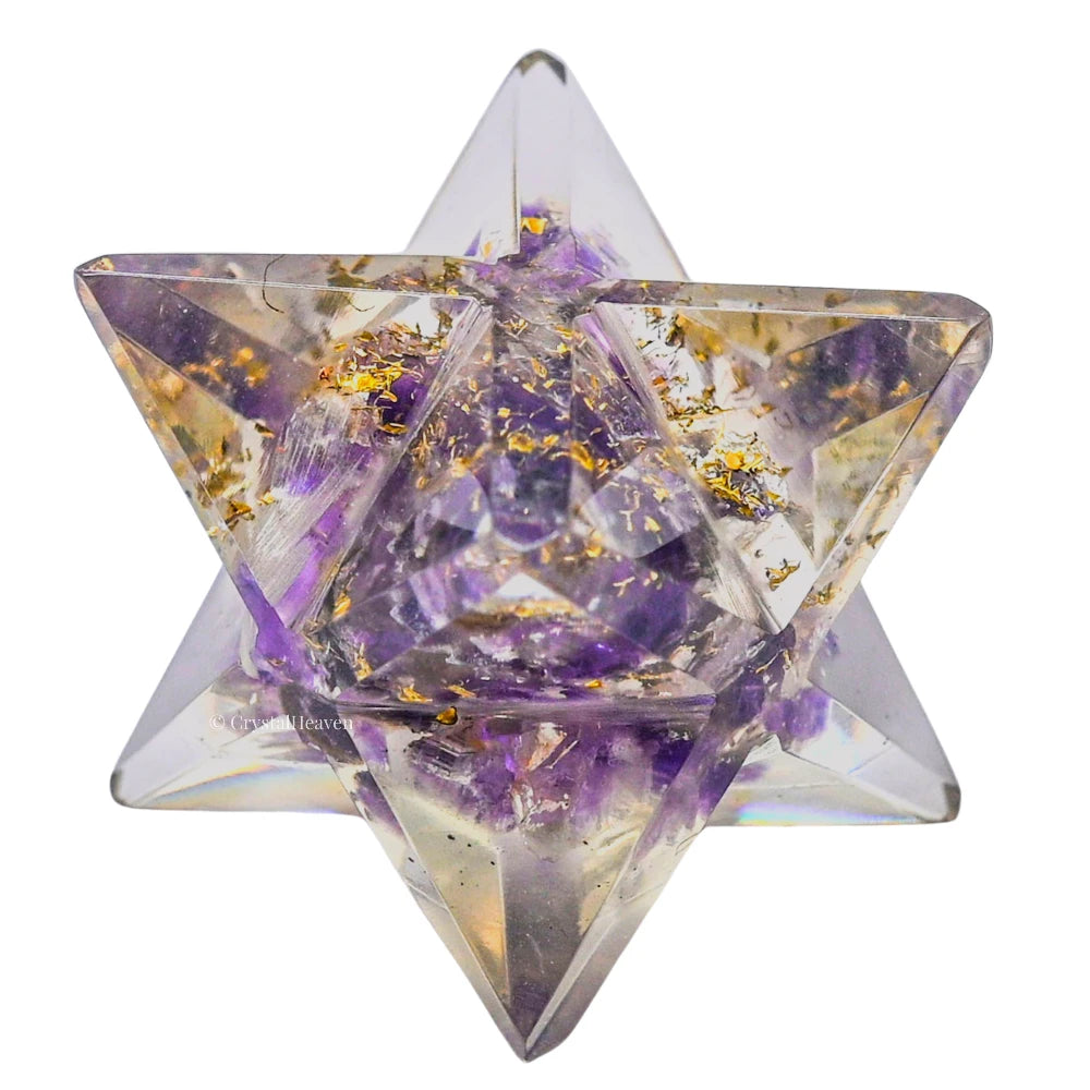 Amethyst Orgone Merkaba - 1 Inch