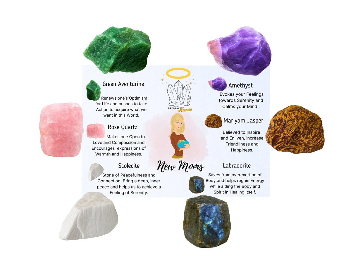New Mom Raw Crystals Set