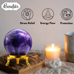 Amethyst Sphere (2 Inch)