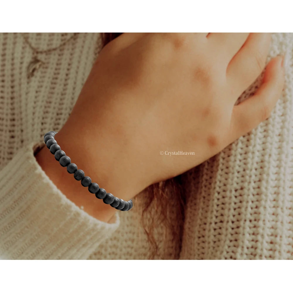 Karungali Malai Bracelet (Adjustable - 6 mm beads)