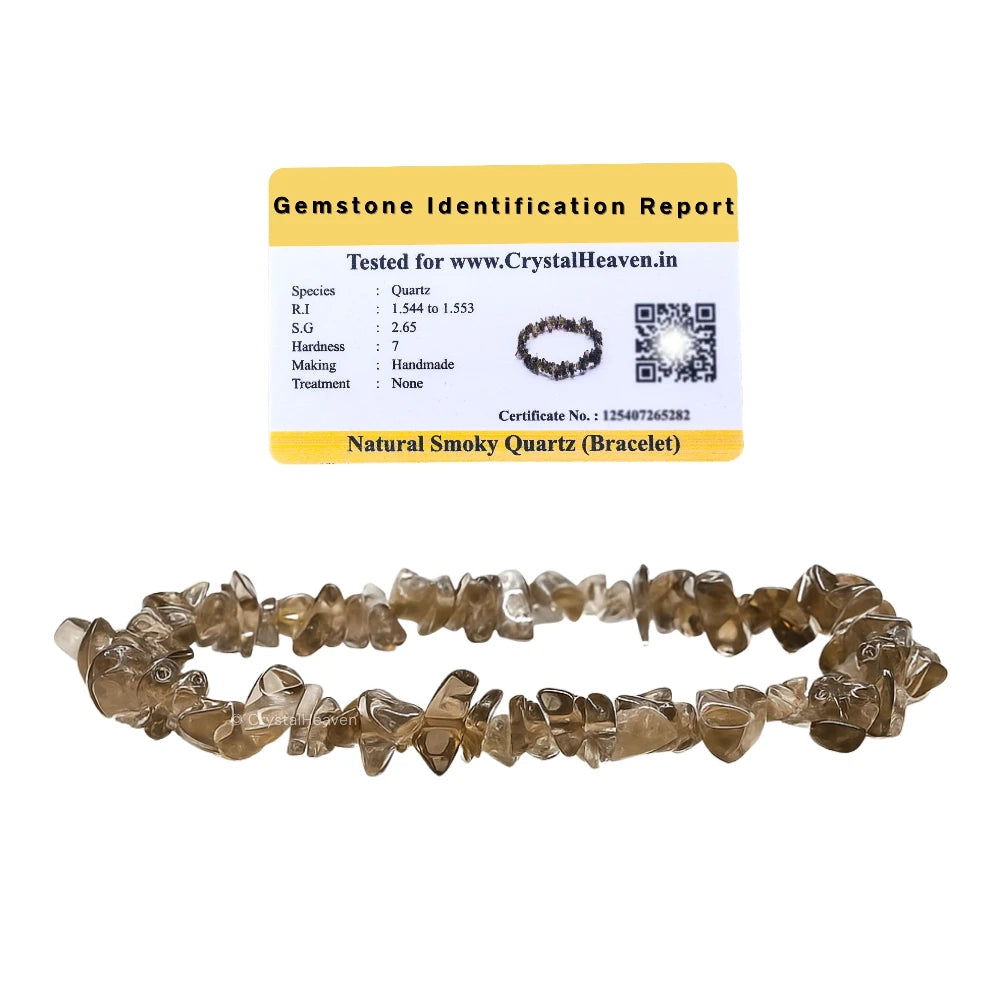 Smoky Quartz Chips Bracelet