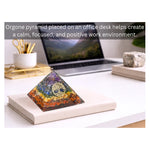 7 Chakra Orgone Pyramid (Small Tree Of Life)