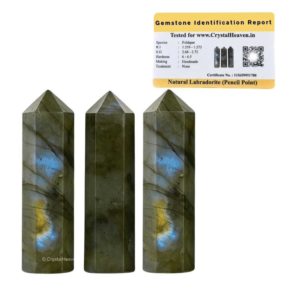 Labradorite Pencil Points (Set of 3)