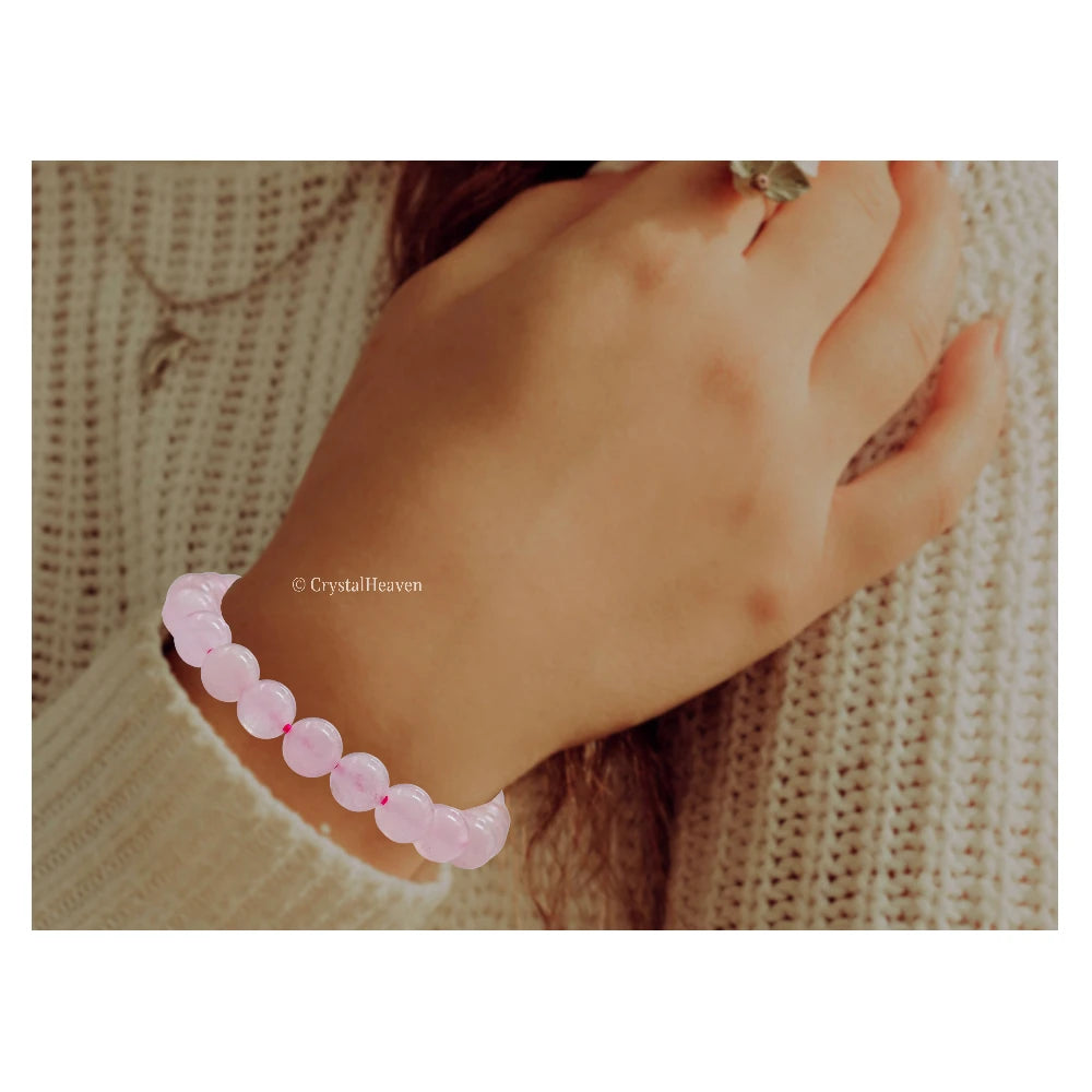 Rose Quartz Bracelet (Elastic)