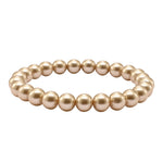 Champagne Pearl Bracelet (Elastic)