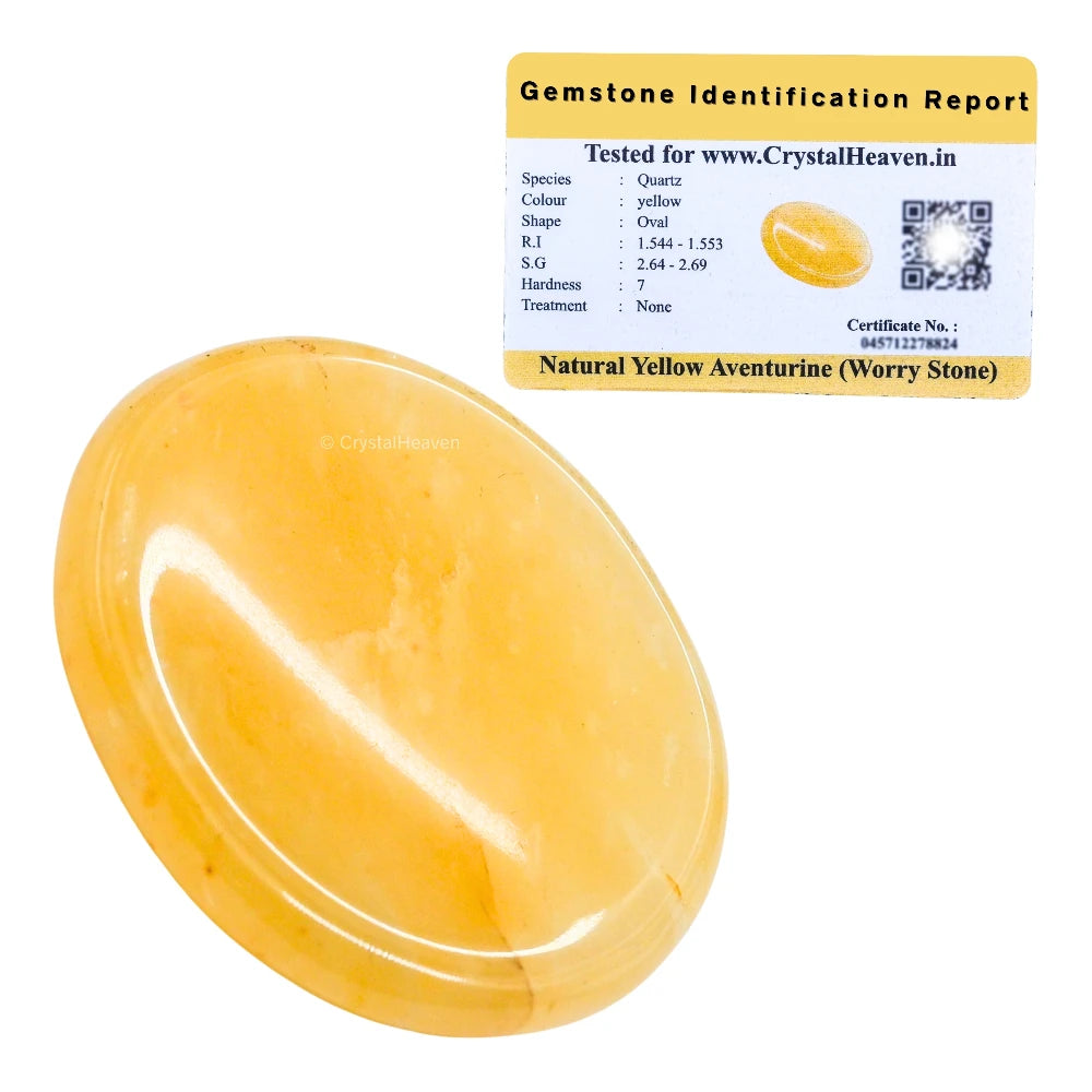 Yellow Aventurine Worry Stone