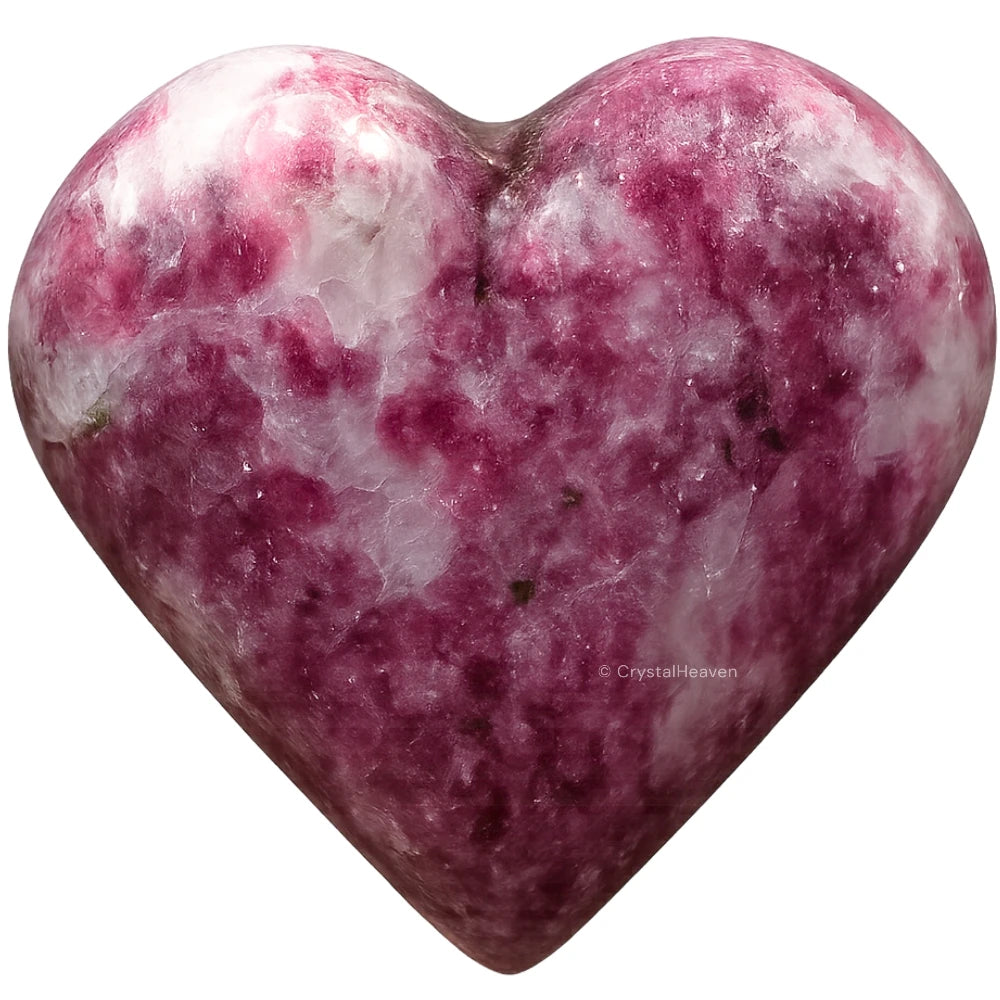 Lepidolite  Heart