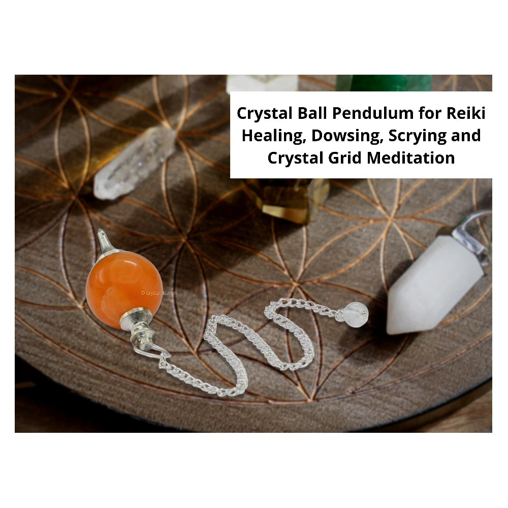 Red Aventurine Ball Pendulum
