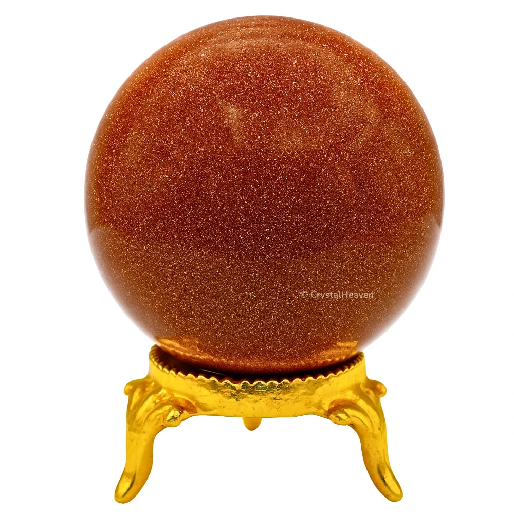 Red Goldstone Sphere (2 Inch)