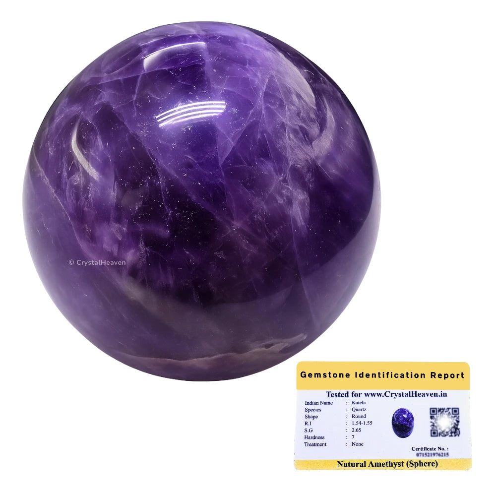 Amethyst Sphere (1 Inch)