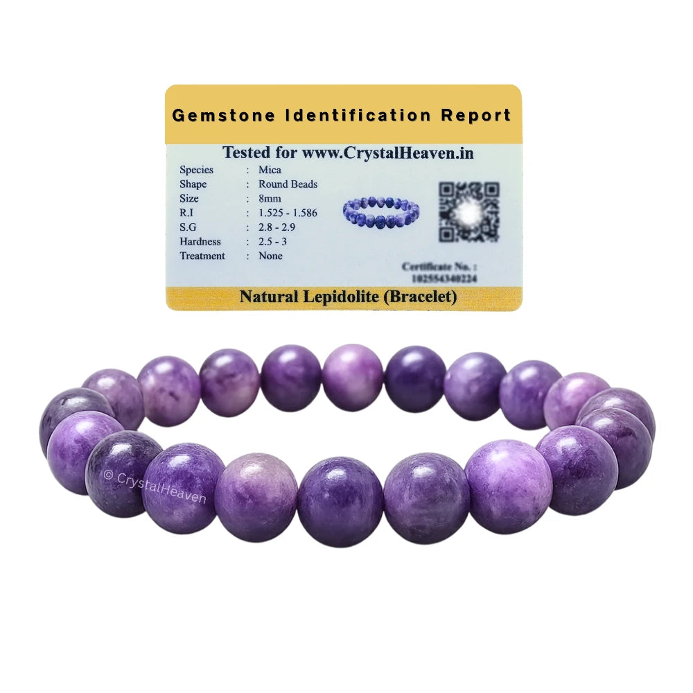 Lepidolite Bracelet (Elastic)