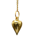 Metal Brass Pendulum - Gold Dome Cone (MP107)