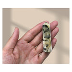 Green Tourmaline in Quartz Crystal Tower (2" to 3" inch)