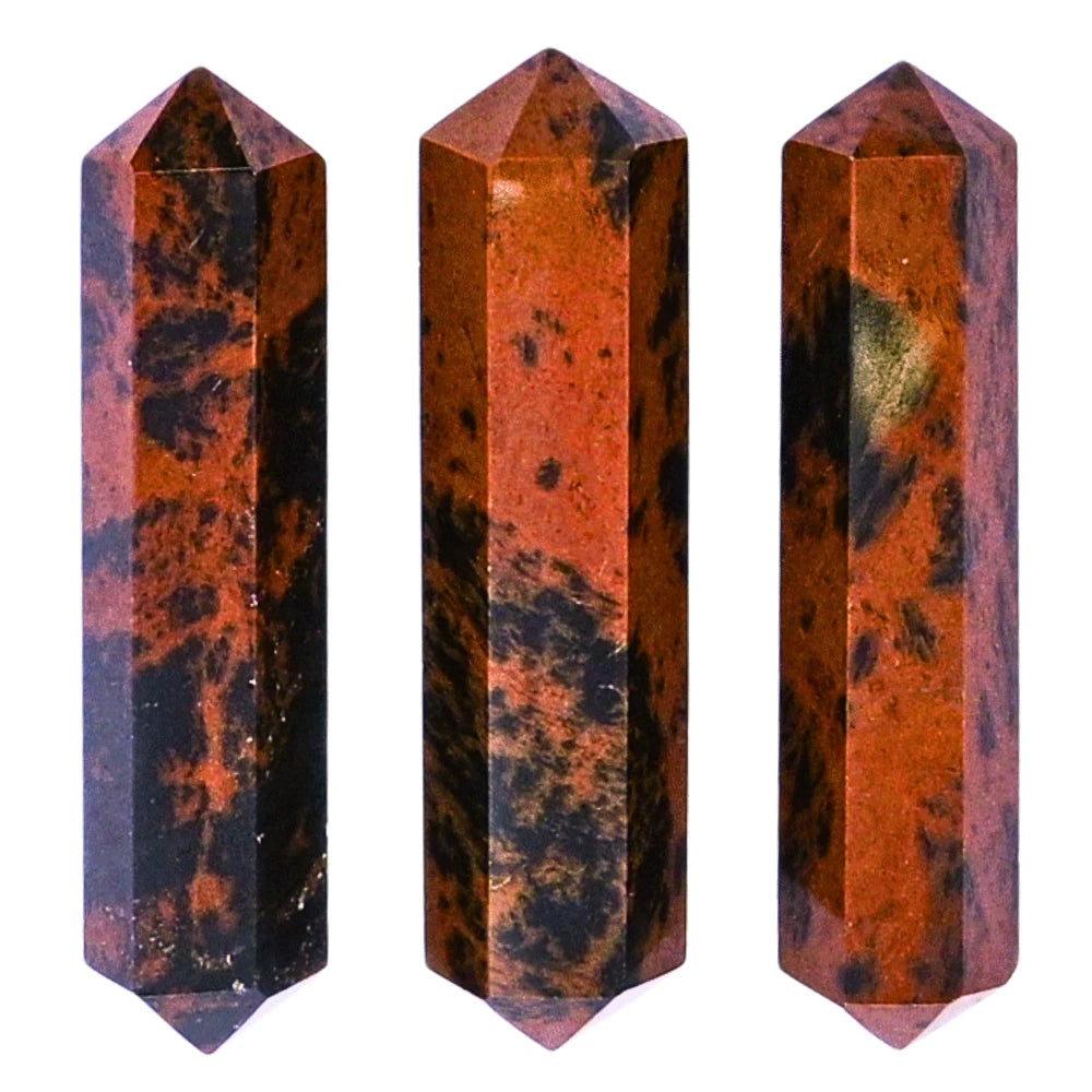 Mahogany Obsidian Pencil Points (Double Terminated) (Set of 50)
