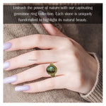 Labradorite Ring (Gold/Oval)