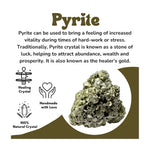 Raw Pyrite Crystals (2 Pieces)