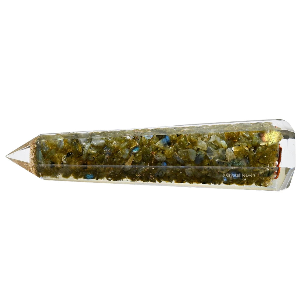 Labradorite Crystal Orgone Tower (4.5 Inch)