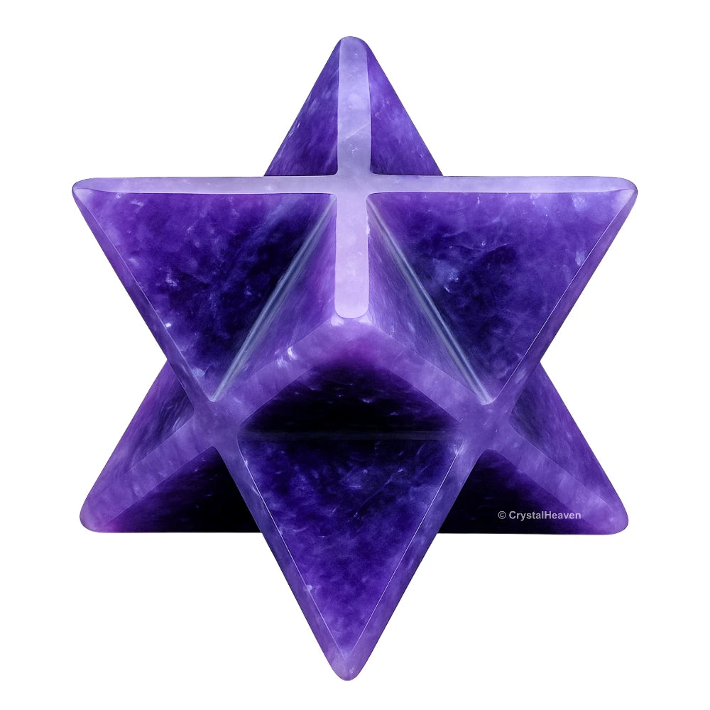 Lepidolite Crystal Merkaba (15-20 mm)