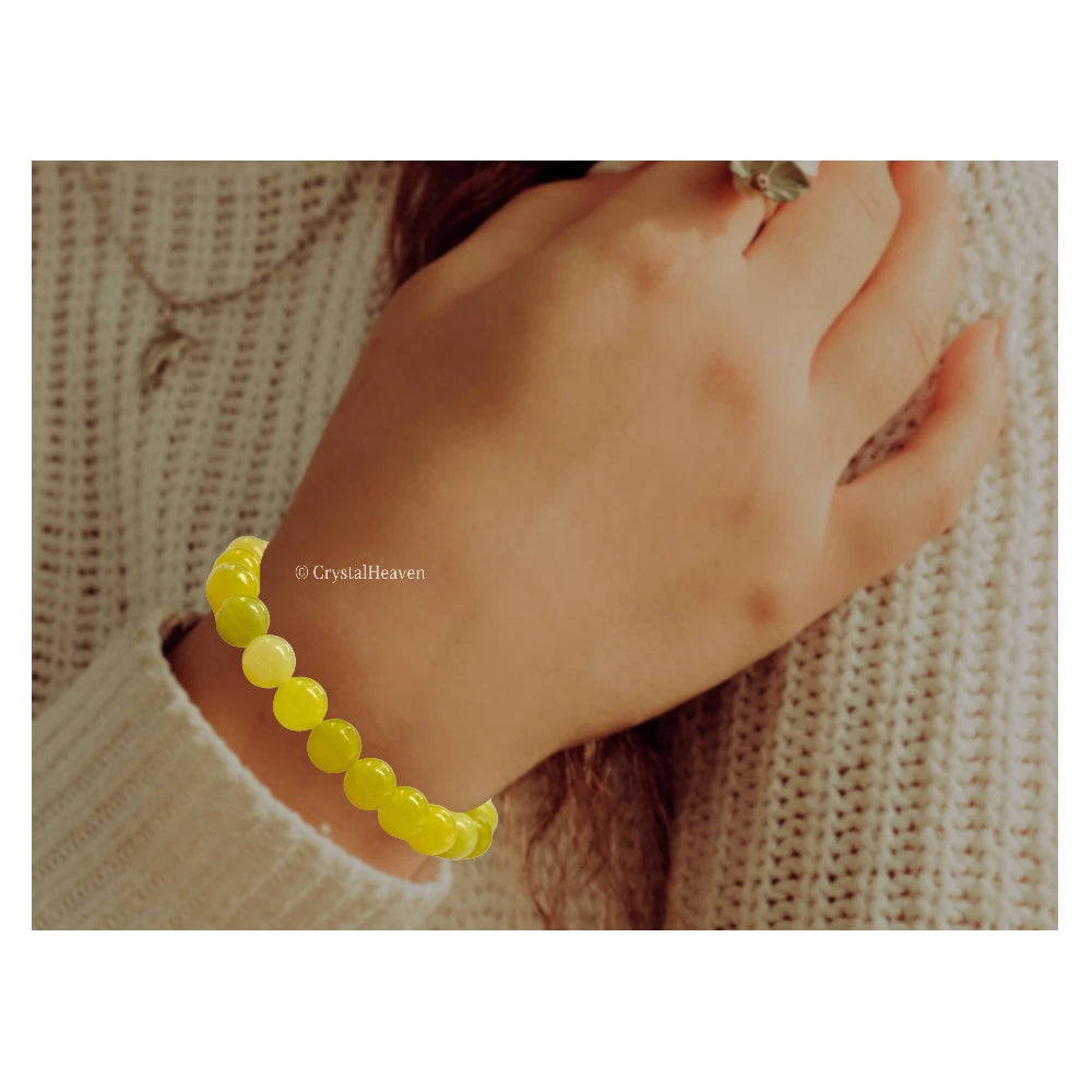 Lemon Jade Bracelet (Elastic)