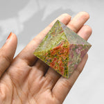 Unakite Pyramid (1.5 Inch)
