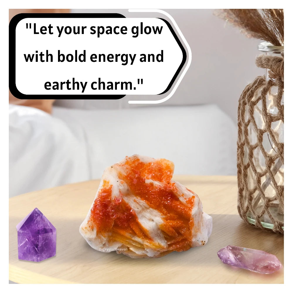 Raw Vanadinite Crystal Mineral Specimen (Medium)
