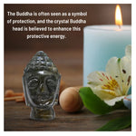 Labradorite Buddha Head