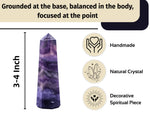 Purple Fluorite Tower (2" to 3" inch) 