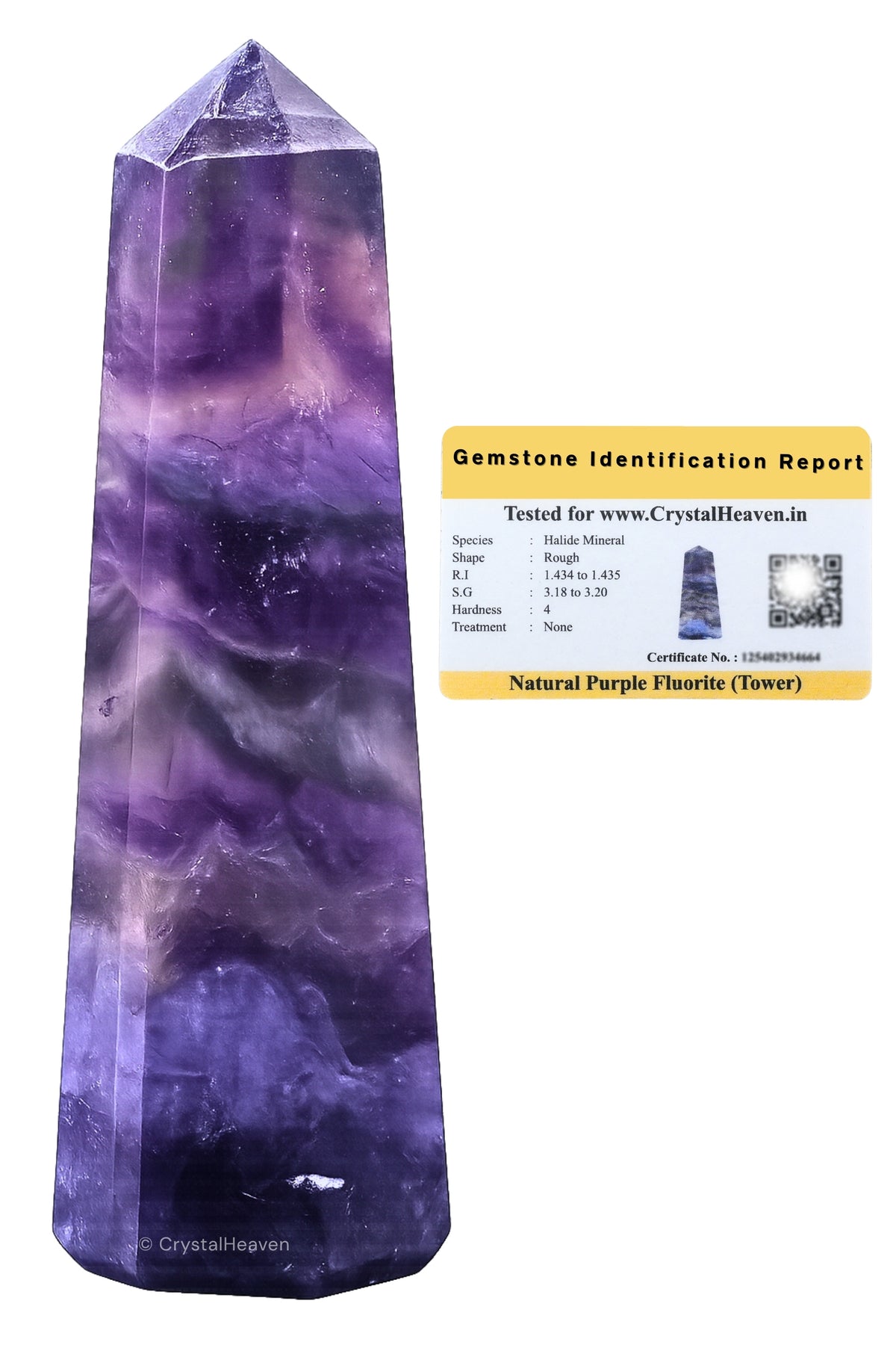 Purple Fluorite Tower (2" to 3" inch) 