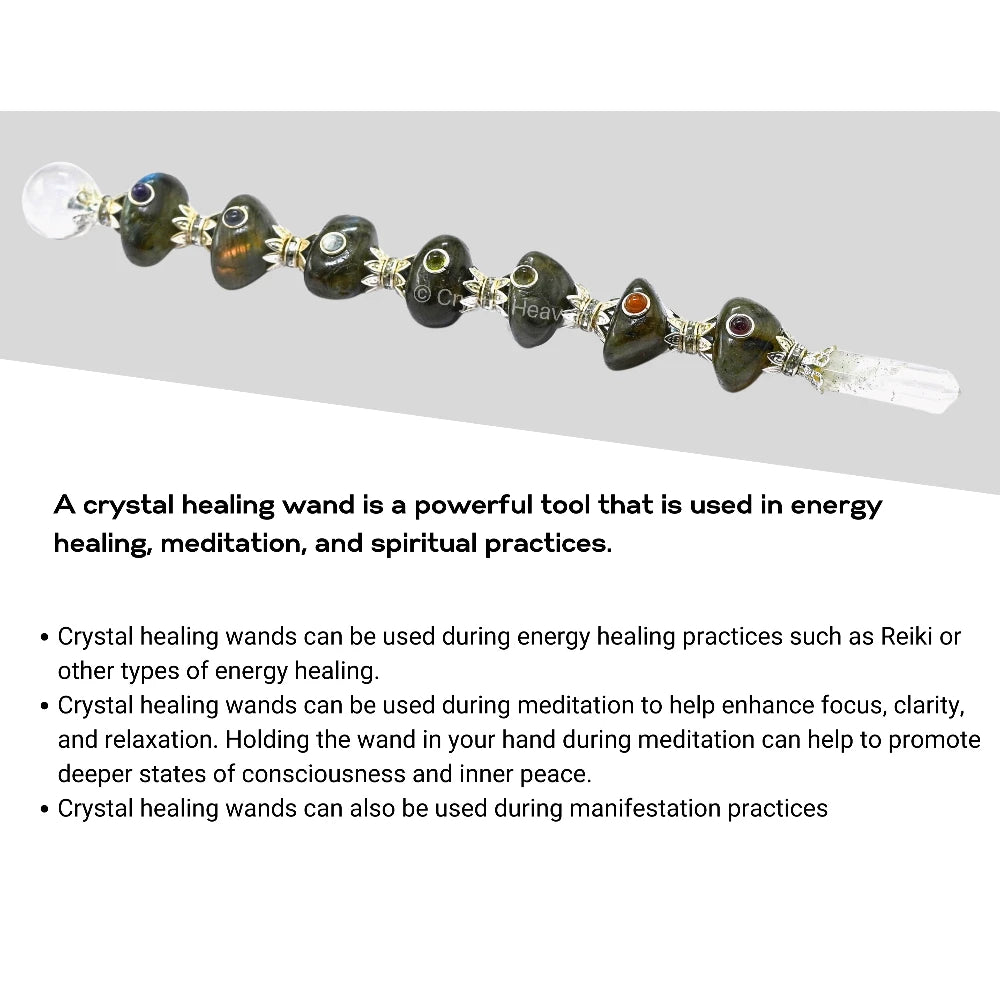 Labradorite Crystal Tumbled Healing Stick