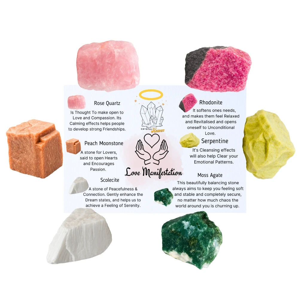 Love Raw Crystals Set