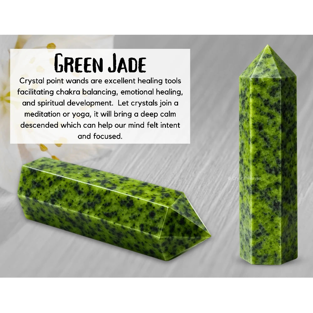 Large Green Jade Tower
