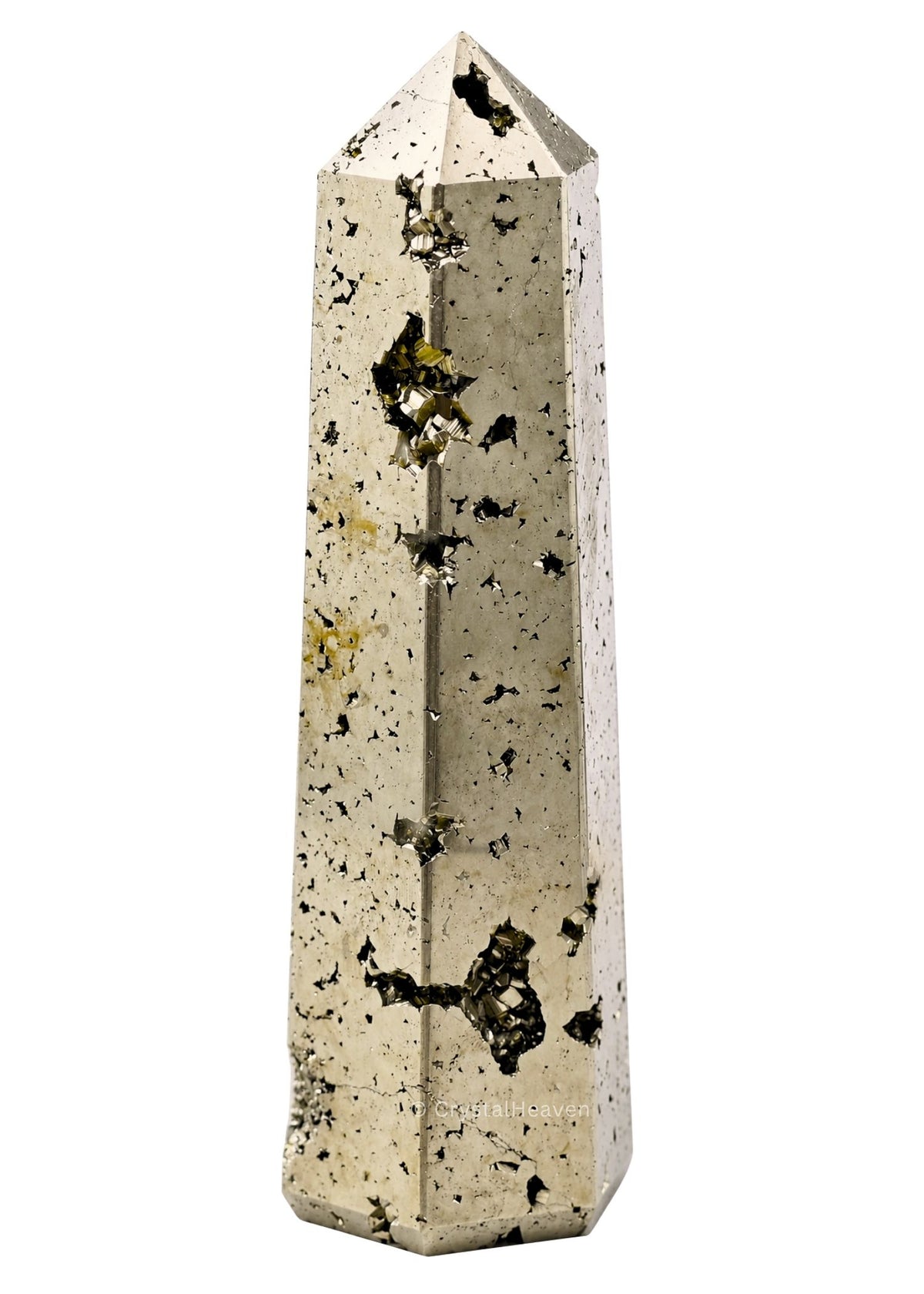 Large Raw Pyrite Crystal Tower