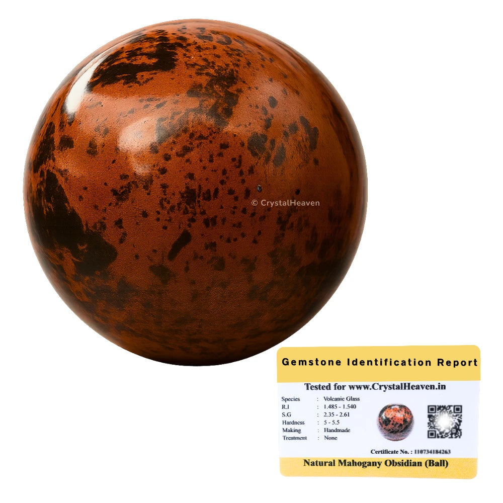 Mahogany Obsidian Sphere (1.5 Inch)