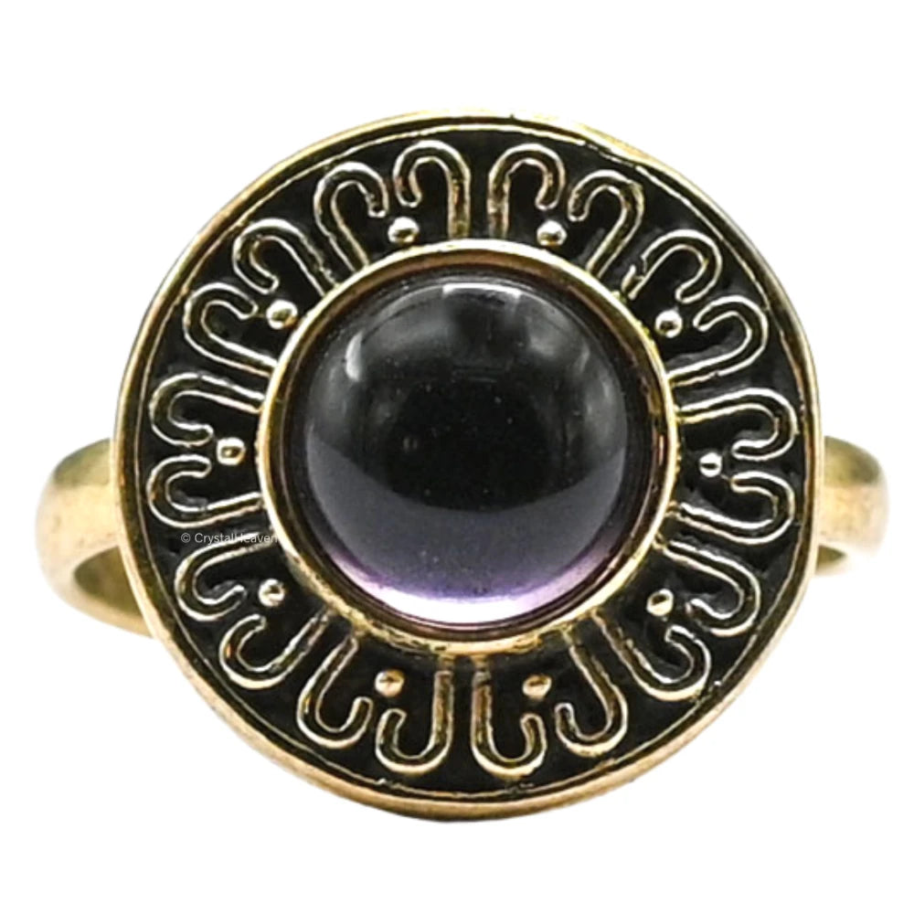 Amethyst Ring (Gold/Round)